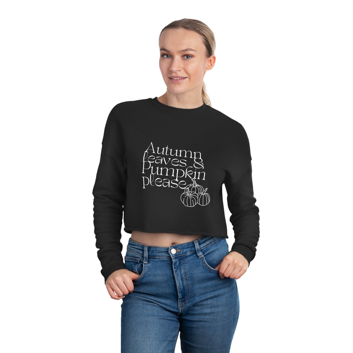 Autumn Cropped Sweatshirt