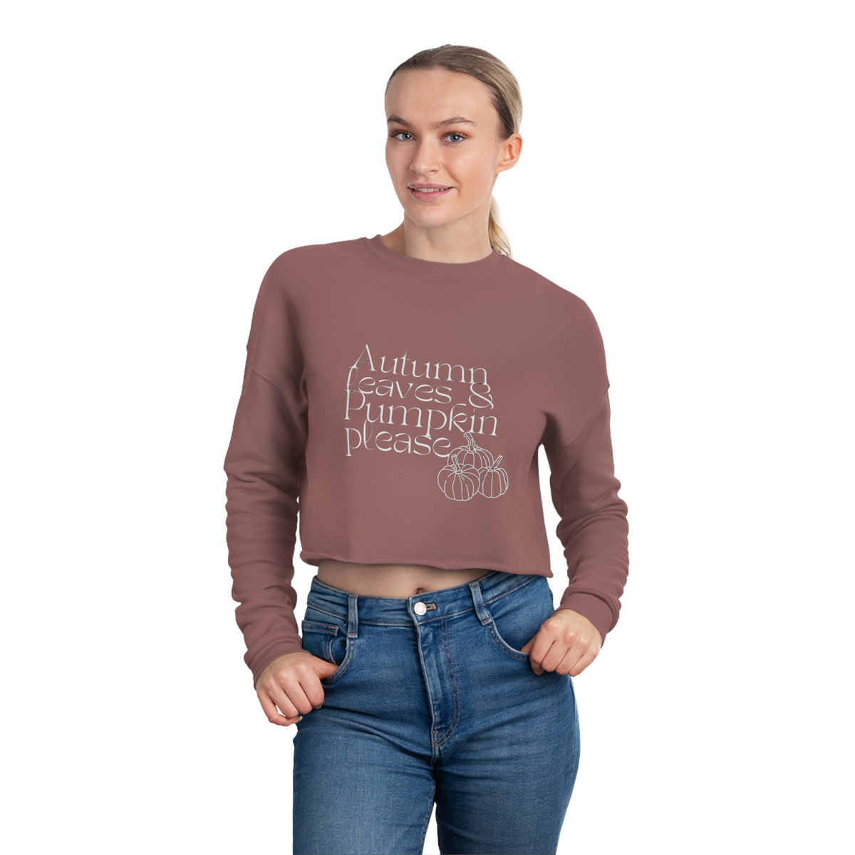 Autumn Cropped Sweatshirt