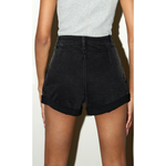 Country Denim Pleated Shorts