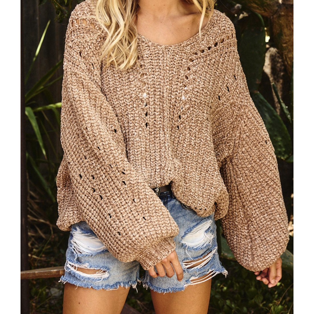 Sweetheart Chenille Cozy Sweater