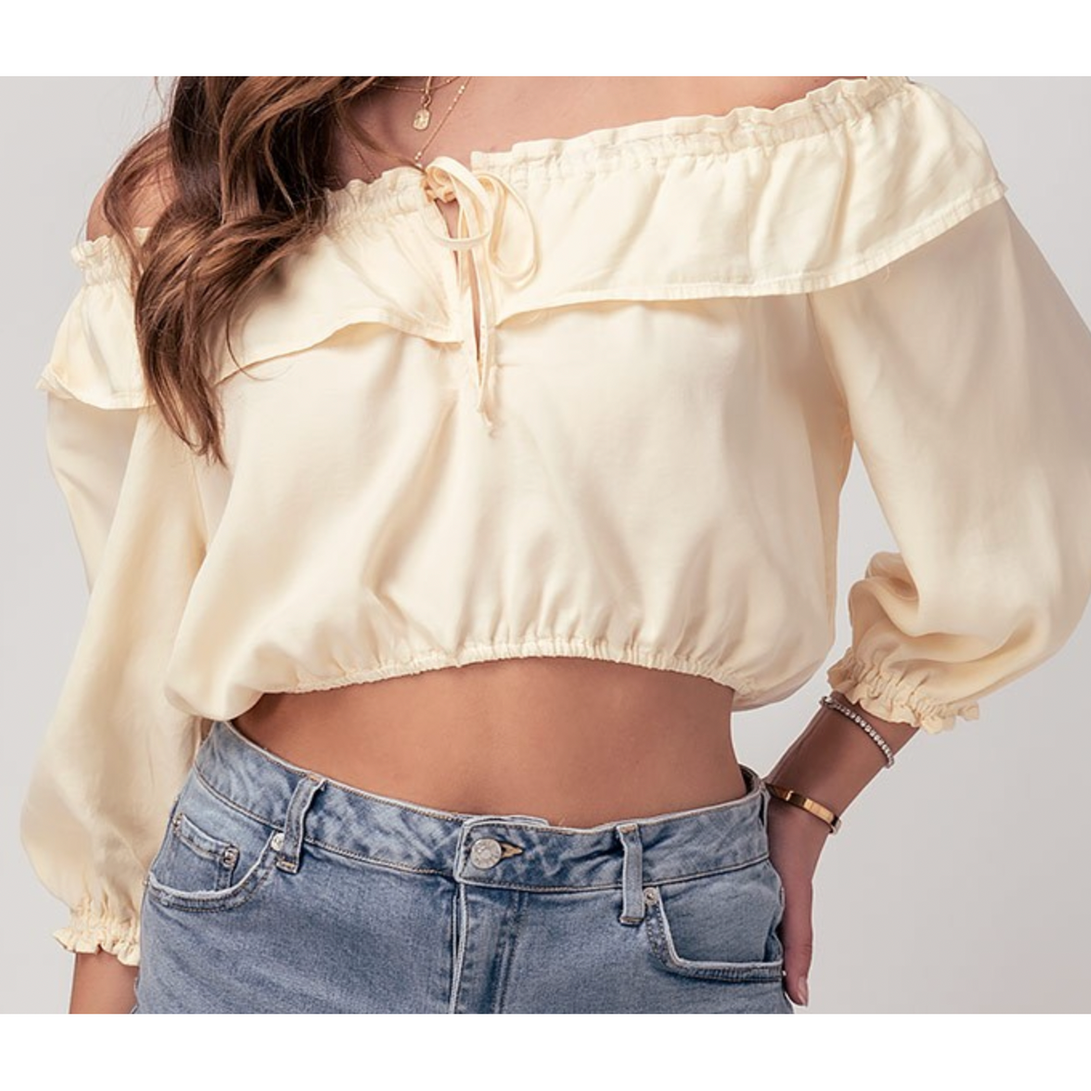 Boho Ruffled Crop Top